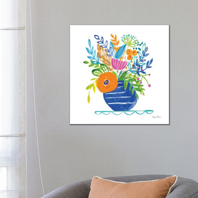 Bountiful Blooms II 1 Piece Wrapped Canvas Wall Art