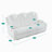 Theater Style Motion Loveseat + sofa set with Adjustable Headrest-1766380131