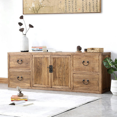 Mid-Century Modern Buelywood Solid Wood Accent Cabinet