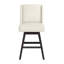 Tabouret de comptoir pivotant rembourré Kamiyla-1711578615
