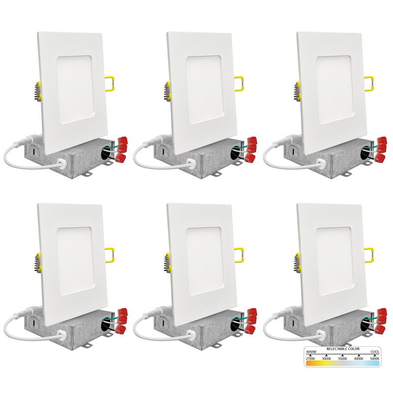Ensemble d'éclairage encastré 4 "Ultra Slim