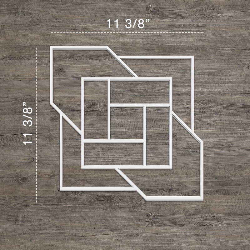 Loveland Wall Panel, 11.375" H x 11.375" W x 0.375" D