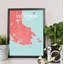 Victoria City Map - No Frame Print-1261134030