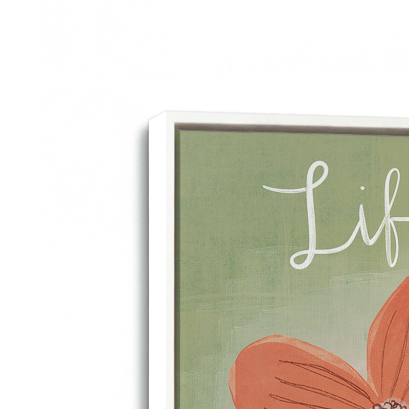 Life is Full of Beauty by Katie Doucette Art Print, Framed Canvas, 30 W x 30 H, White