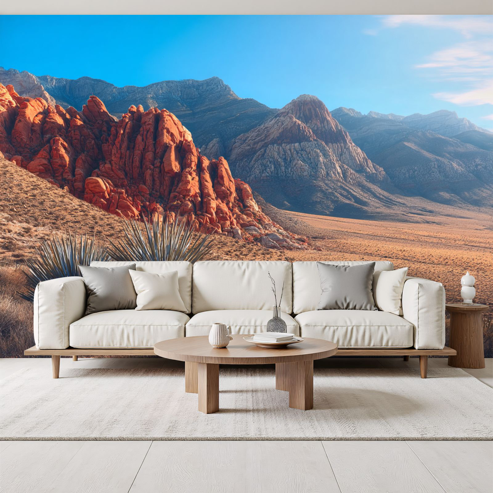 Red Barrel Studio® Peel and Stick Wallpaper Red rock canyon sunshine ...