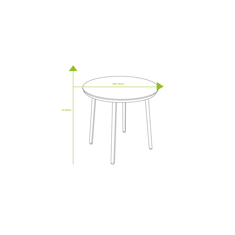 Vienna Reclining Bistro Set