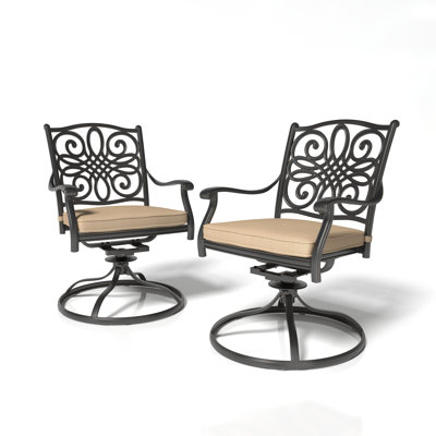 Outdoor Swivel Dining Armchair