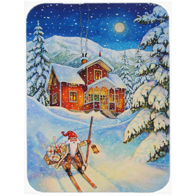 Planche à découper en verre de caroline à trésors de noël