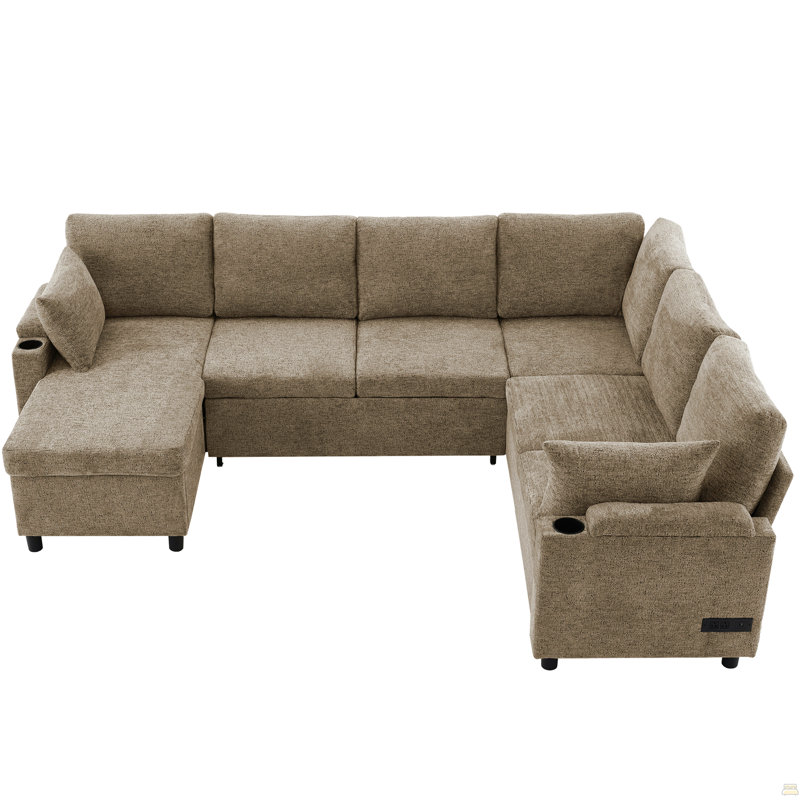 Canapé-lit modulaire 109,9 po Canapé-lit polyvalent
