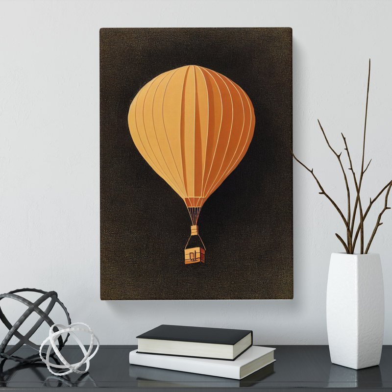 Sundee Hot Air Balloon Expression - Wrapped Canvas, 76cm H x 50cm W x 3cm D