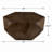 Brown Solid Wood Hexagonal Cocktail_Coffee Table