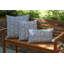 Liza Pillow Cover & Insert Rectangle in Blue/White