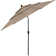 Bettine 120'' Market Umbrella - 3-Tiered Sunshade with Push Button Tilt and Easy-Open Crank