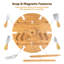 Table d'appoint en bois massif Suchey