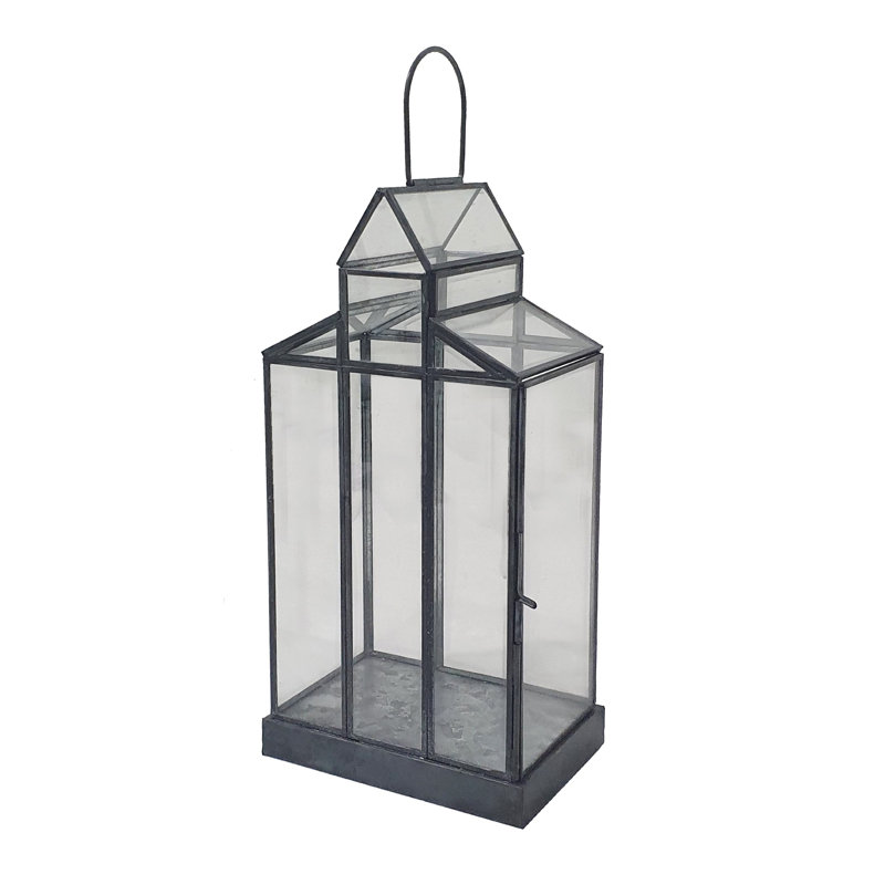 16.1'' H Glass Wall Lantern