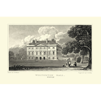 Wolterton Hall - Wrapped Canvas Painting