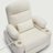  Oversized Rocking Chair Nursery Electric Adjustable Armrests Swivel Reclining Glider With Phone Holder And Usb Charge - Beige-118138180