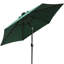 Martigues 2.5m Traditional Parasol with Lights-358898739
