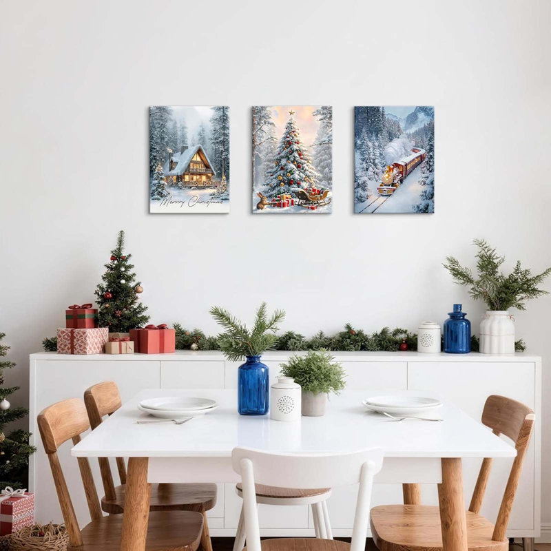 3 Piece Wrapped Canvas Print