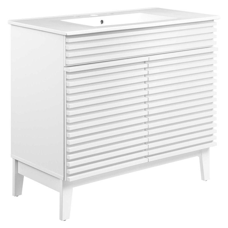 Render 36" Bathroom Vanity, White