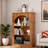 3-tier Open Bookshelf With Decorative Beaded Trim And Arched Design
