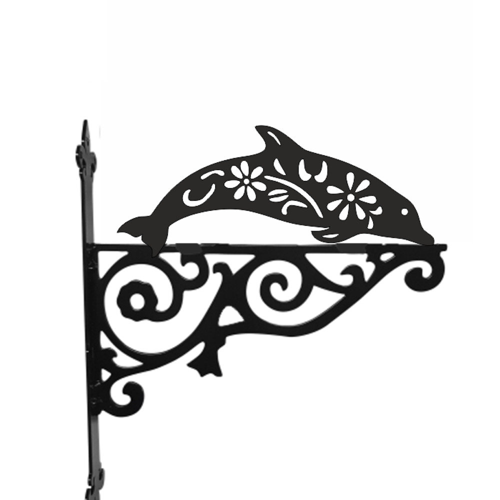 Dolphin Ornamental Hanging Bracket