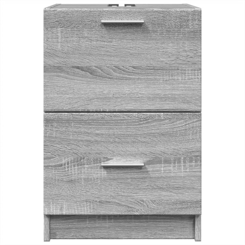 Briell Under Sink Cabinet, Grey/Sonoma