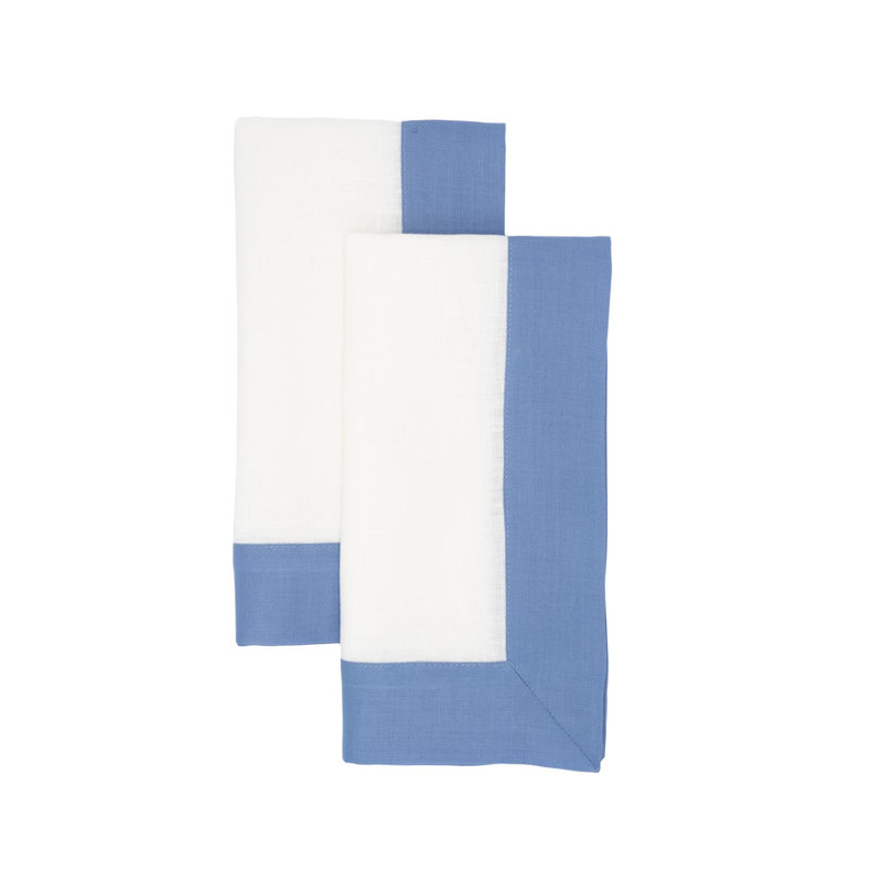 Linen Square Napkin, Blue