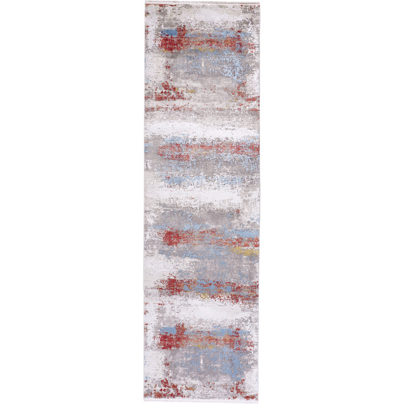 Whitten Abstract Indoor Rug, Runner 3'1" x 10'