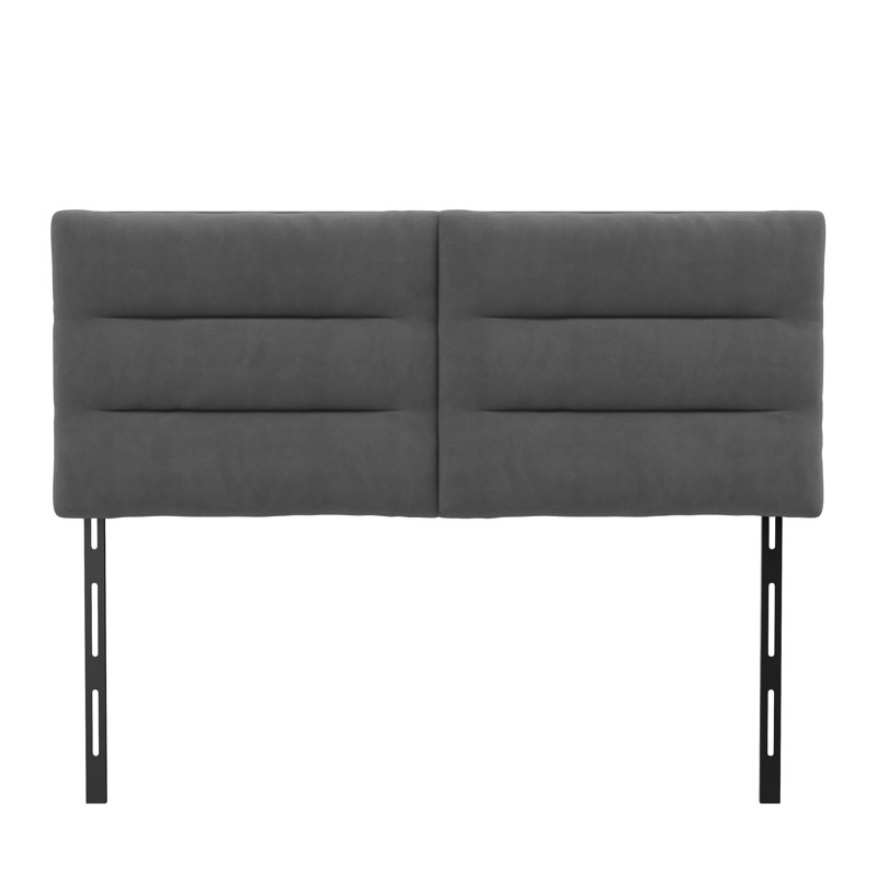 Upholstered Headboard, King, Gray