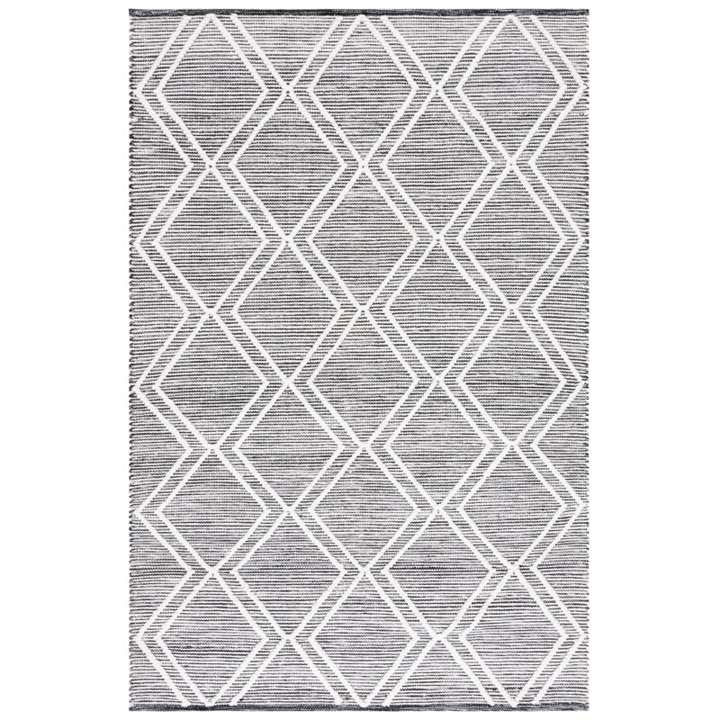 Kilim Hand Woven Performance Geometric Rug, Rectangle 8' x 10'