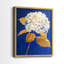 «FLORAL Series Lxxxi» - reproduction encadrée de qualité supérieure - prête à être accrochée - aucun clou requis - aucun clou requis-1714964687-1714964686