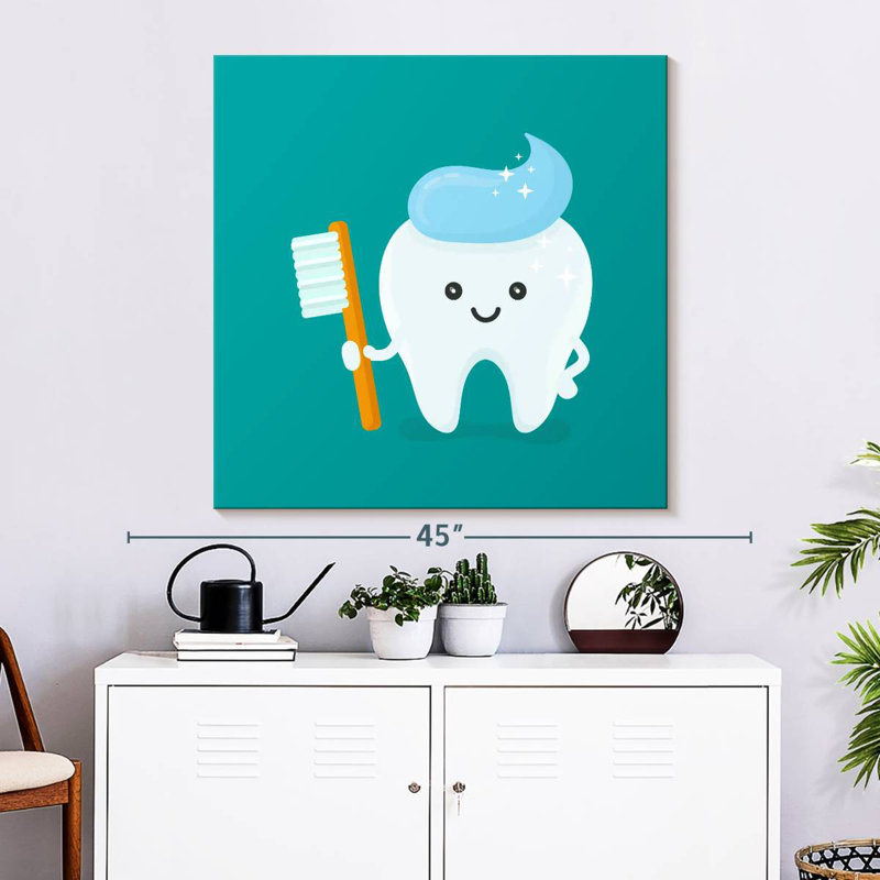 Alcaraz Cartoon Tooth Brushing