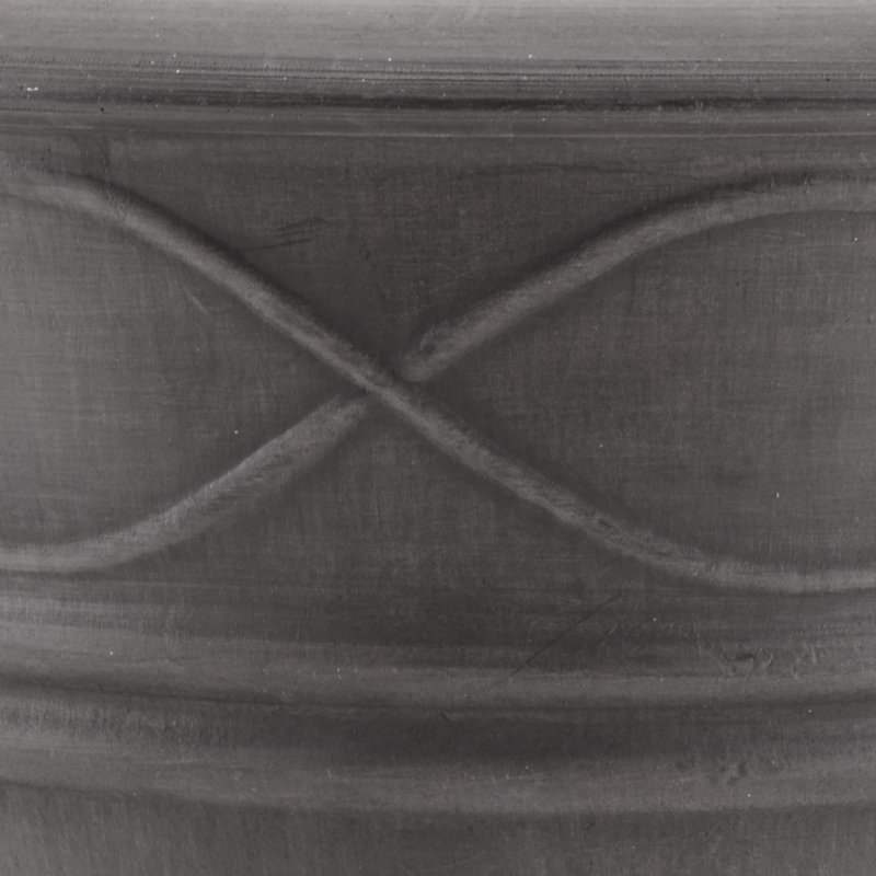 Pot à fleurs en composite Amaryn, Anthracite foncé