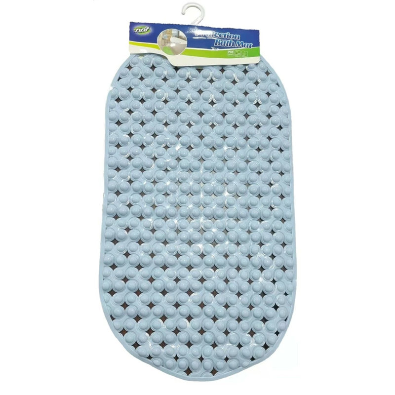Shower Bathtub Mat Solid, Blue
