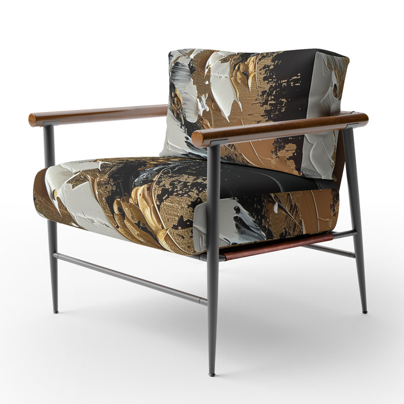 Fauteuil d'appoint rembourré Mystery Awakening, Noir, noir, noir, noir