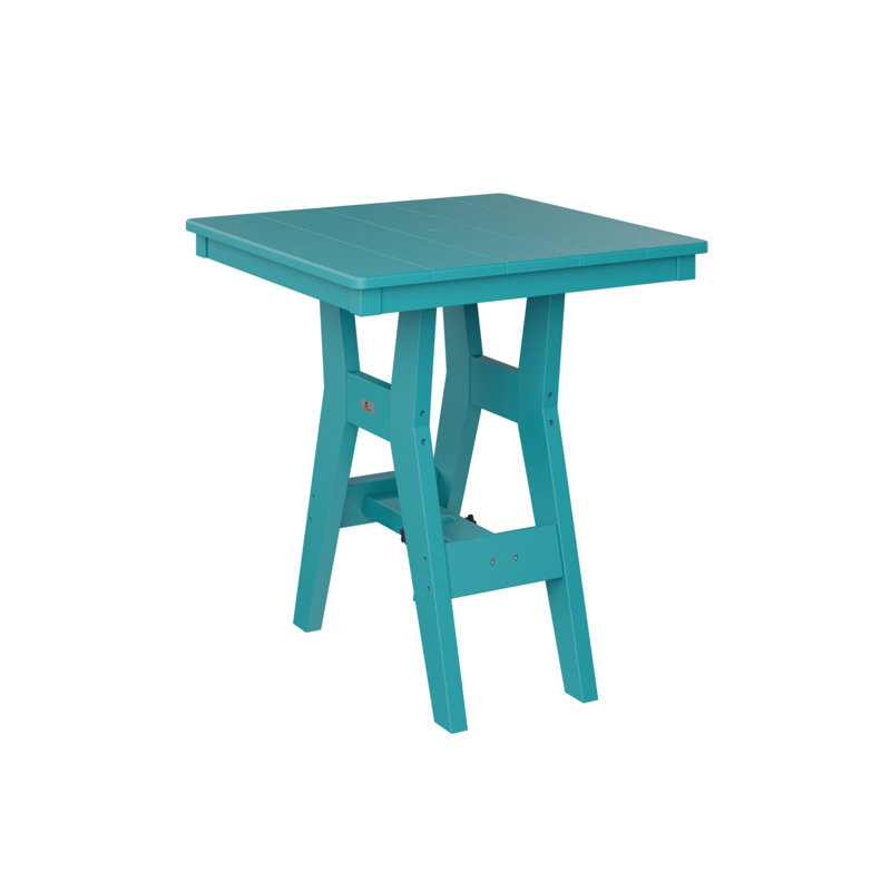 Table de bar berlinoise de 28 po Berlin Gardens Harbour Tropical, Bleu Aruba