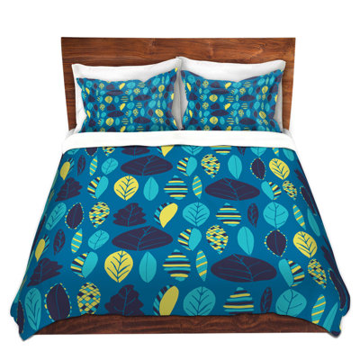 Ensemble de housse de couette feuilles forestières