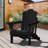 HDPE Folding Adjustable Back Adirondack Chair with Cup Holder-903659709