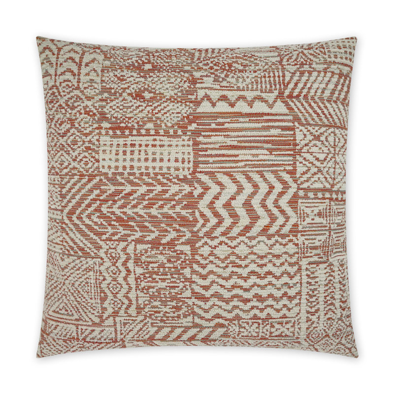 Hallston Pillow Cover & Insert, Melon, Square 24"