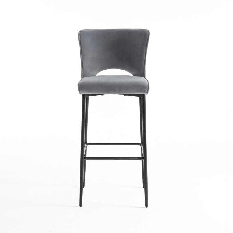 Hallowell Bar Stool, Grey