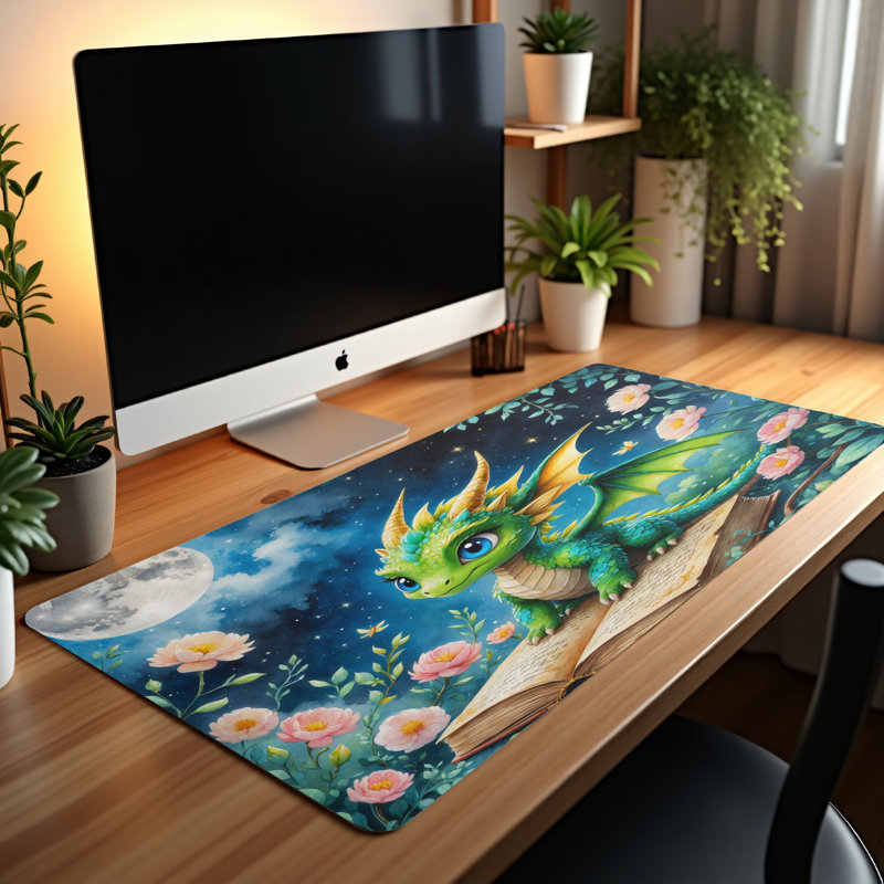 Polyester Desk Pad, 31.5x15.5