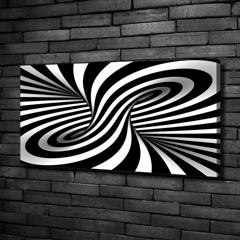 Swirl Abstraction - Wrapped Canvas Print