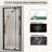 Semi-Frameless Pivot Hinged Glass Shower Door 56-60 in. W x 72 in. H,1/4" (6mm) Tempered Glass, Matte Black Finish, Reversible Glass Shower Door