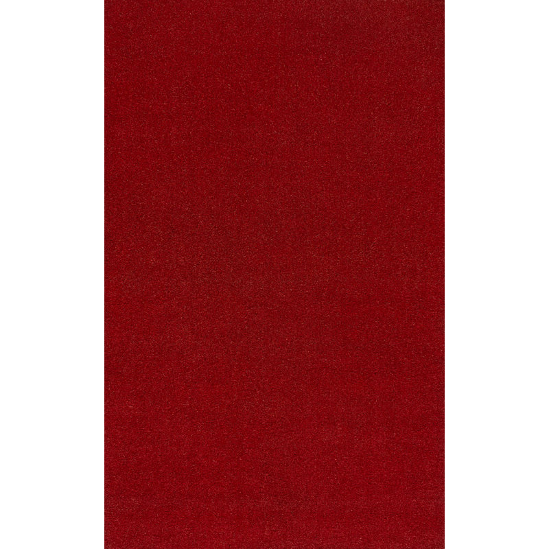 Kalonni Classic Casual Commerical Natural Coir Indoor/Outdoor Mat, 72" W x 108" L, Red