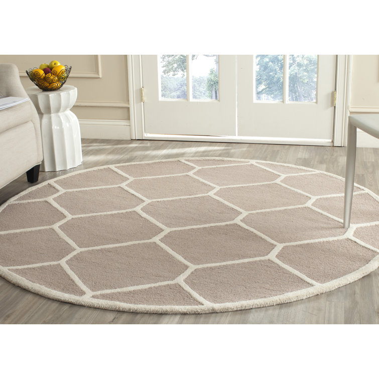Cannen Hand Tufted Wool Geometric Rug