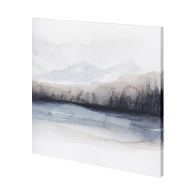Horizon Shadow I by Grace Popp a Hand Embelished Textured Canvas
