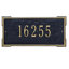 Roanoke 1-Line Wall Address Plaque