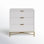 Capra 32" W 3-Drawer Wood Standard Dresser