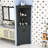 Freestanding Corner Bathroom Storage Cabinet with Open Shelf and Enclosed Storage-1498332832